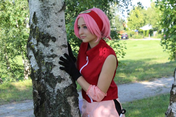 Erstes Shooting als Sakura