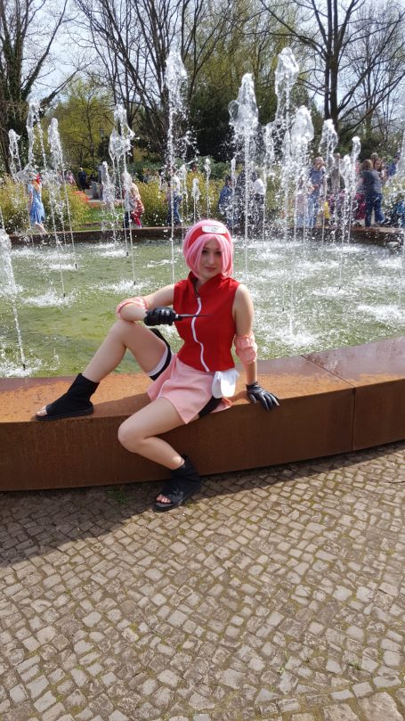 Als Sakura bei der Hanami